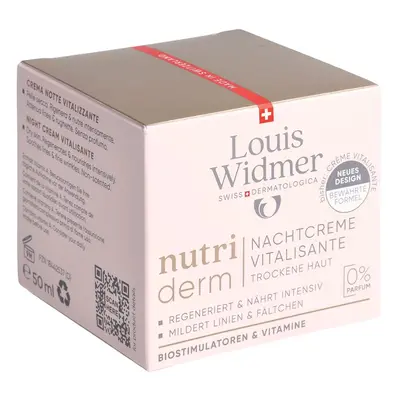 Louis Widmer Nutriderm Nachtcreme Vitalisante ohne Parfum 50 ml