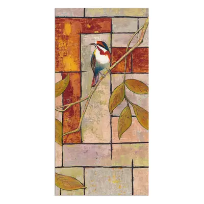 Artland Alu-Dibond-Druck "Vogel auf einem Ast II" Vögel 1 Stk. tlg. für Innen- und Aussenbereich geeignet, Outdoorbild