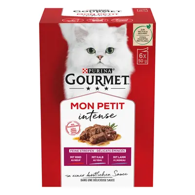 Mixpaket Gourmet Mon Petit 6 x 50 g - Rind, Kalb, Lamm