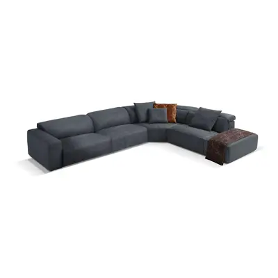 Egoitaliano Ecksofa "Beverly, extravangantes Designsofa mit erstklassigem Sitzkomfort" wahlweise mit elektrischer Relaxfunktion,