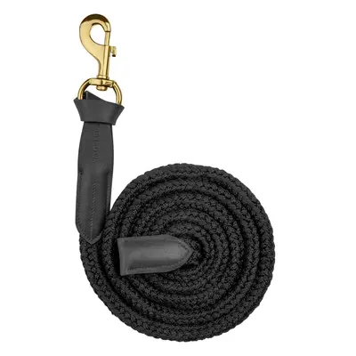 Waldhausen Führstrick Royal Lederdetails mit Karabinerhaken - Schwarz -  Farbe: Schwarz, Grösse: One Size