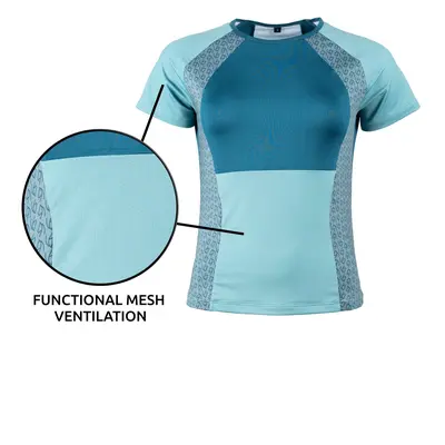 Marengo Funktionsshirt Summer Wind Mesh kurzarm - Dark Atlantic