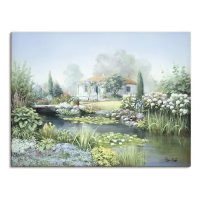 Artland Leinwandbild "Schatzgarten" Garten 1 Stk. tlg. auf Holzrahmen gespannt