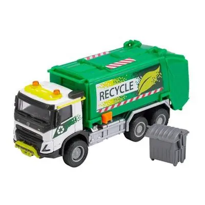 Majorette Volvo FMX Truck Garbage Collector weiss/grün 1:43