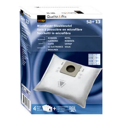 Coop Staubsaugerbeutel Microfaser Sa+13 4 Stück