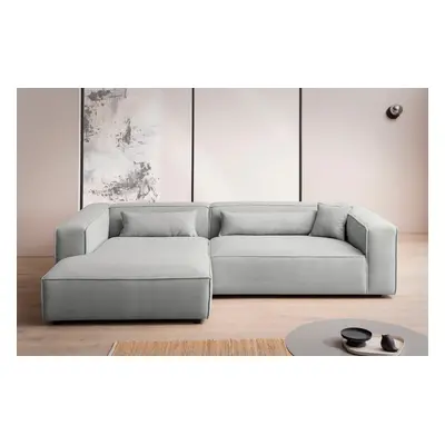 LeGer Home by Lena Gercke Ecksofa "PIARA XXL Cord, Big-Sofa, L-Form" wahlweise Ottomane rechts/links, Kedernaht, extra tiefe Sit