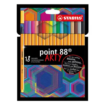Stabilo point 88 Fineliner 18er Etui Arty
