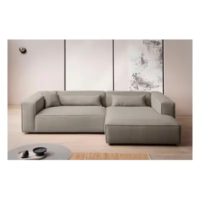 LeGer Home by Lena Gercke Ecksofa "PIARA XXL Cord, Big-Sofa, L-Form" wahlweise Ottomane rechts/links, Kedernaht, extra tiefe Sit