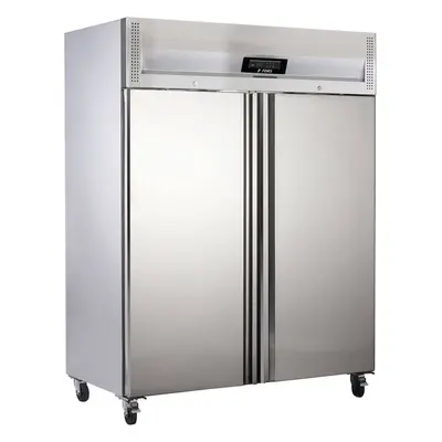 Fors GFV14000ES Doppeltür Gastronomie-Gefrierschrank Edelstahl
