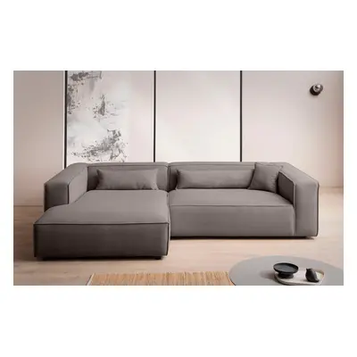 LeGer Home by Lena Gercke Ecksofa "PIARA XXL Cord, Big-Sofa, L-Form" wahlweise Ottomane rechts/links, Kedernaht, extra tiefe Sit