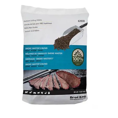 Broil King King Smoke Master`s Blend 9kg Pellets – Holzkohle/Briketts/Grill Anzünder – braun