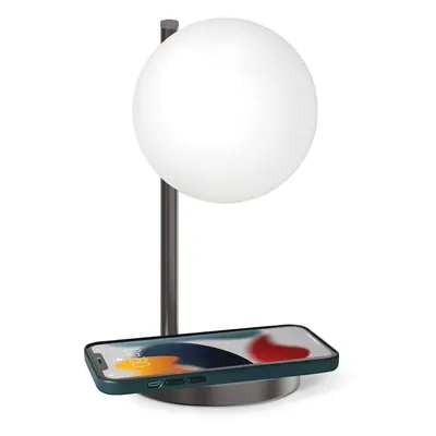 Lexon Tischlampe Bubble Lamp Weiss/Schwarz Aluminium/Kunststoff 12 cm 29.7 cm - LED - Lichtfarbe: Warmweiss – Kaltweiss - LED En