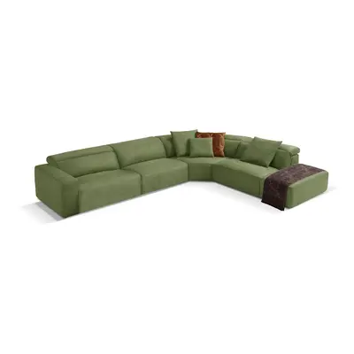 Egoitaliano Ecksofa "Beverly, extravangantes Designsofa mit erstklassigem Sitzkomfort" wahlweise mit elektrischer Relaxfunktion,