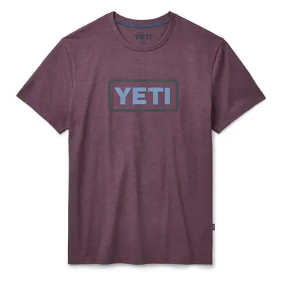 YETI Logo Badge Short Sleeve - T-Shirt - Heather Plum