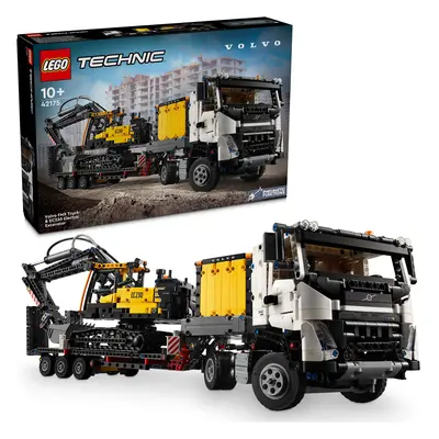 42175 Volvo FMX LKW mit EC230 Electric Raupenbagger