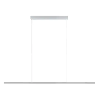 Designer-Pendellampe Bankamp Hexagon aluminium matt 150 cm - LED - Lichtfarbe: Extra warmweiss - Material: Aluminium/Stahl - Des