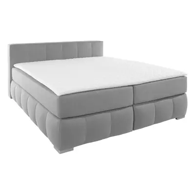Home affaire Boxspringbett "Chelles" inkl. Topper, in XXL- Überlänge 220 cm, Unterbox mit feine Wölbung
