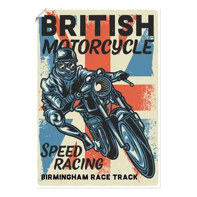 Artland Wandbild "Motorrad Birmingham" 1 Stk. tlg. als Alubild, Leinwandbild, Poster, Wandaufkleber in verschied. Grössen
