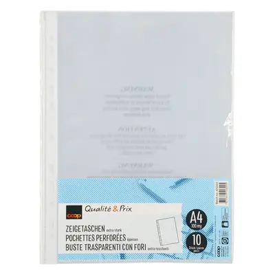Coop Qualité & Prix 10 Zeigetaschen A4 100my