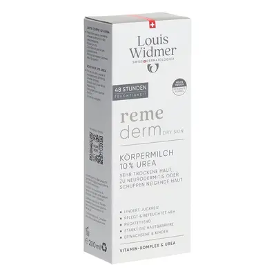 Louis Widmer Remederm Körpermilch 10% Urea parfumiert 200 ml