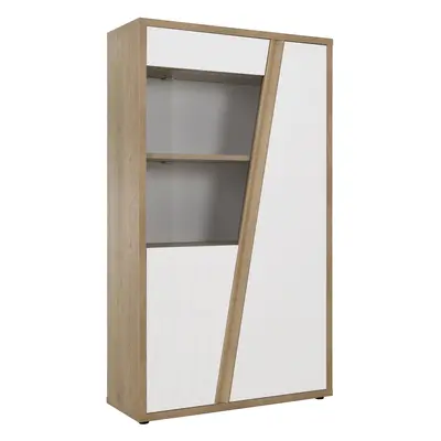 Vitrine Epura Braun Holzwerkstoff 45 cm 191 cm 109 cm - Farbe: eiche - Vitrine