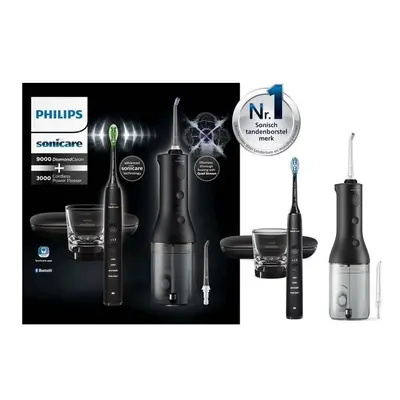Philips Sonicare Combo Pack DC 9000 & Power Flosser 3000 schwarz/schwarz