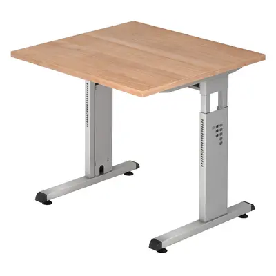 Schreibtisch Office Braun Holz 80 cm - Farbe: nussbaum - Material: Holzwerkstoff - Schreibtisch
