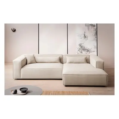 LeGer Home by Lena Gercke Ecksofa "PIARA XXL Cord, Big-Sofa, L-Form" wahlweise Ottomane rechts/links, Kedernaht, extra tiefe Sit