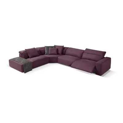 Egoitaliano Ecksofa "Beverly, extravangantes Designsofa mit erstklassigem Sitzkomfort" wahlweise mit elektrischer Relaxfunktion,