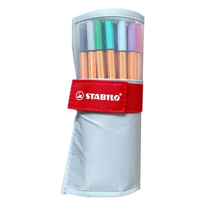 Stabilo point 88 25er Rollerset pastell grau