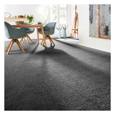Andiamo Teppichboden "Softness, Velours, Gesamthöhe 17 mm, Luxusklasse LC5" rechteckig Uni Farben, Breite 400 cm, besonders weic