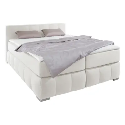 Home affaire Boxspringbett "Chelles" inkl. Topper, in XXL- Überlänge 220 cm, Unterbox mit feine Wölbung