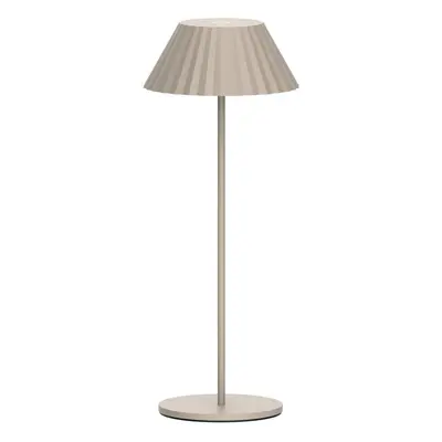 Tischlampe Smukke Weiss Metall/Aluminium B 17 cm H 33.5 cm - Material: Aluminium/Metall - Tischlampe