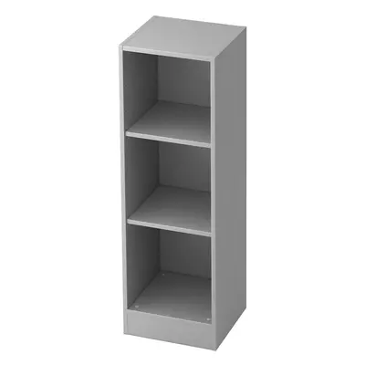 Regal Office Grau Holz 40.6 cm 127 cm - Material: Holzwerkstoff - Regal