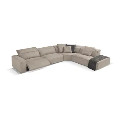 Egoitaliano Ecksofa "Beverly, extravangantes Designsofa mit erstklassigem Sitzkomfort" wahlweise mit elektrischer Relaxfunktion,