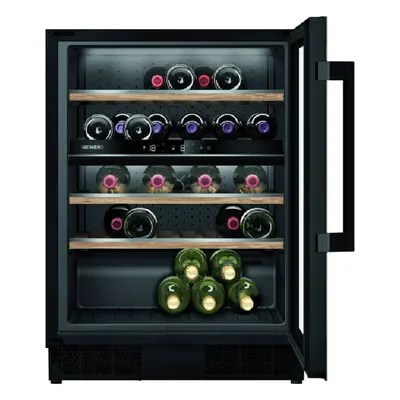Siemens KU21WAHG0 Weinkühlschrank Schwarz rechts