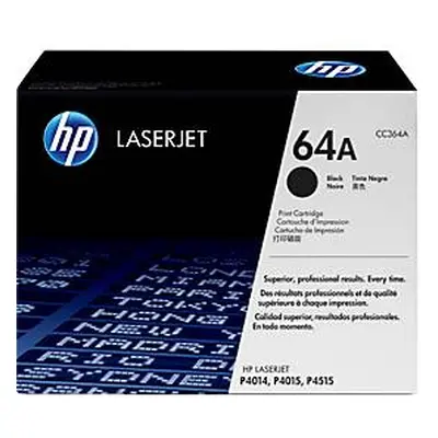 HP Toner-Modul 64A schwarz CC364A LaserJet P4014 10'000 Seiten