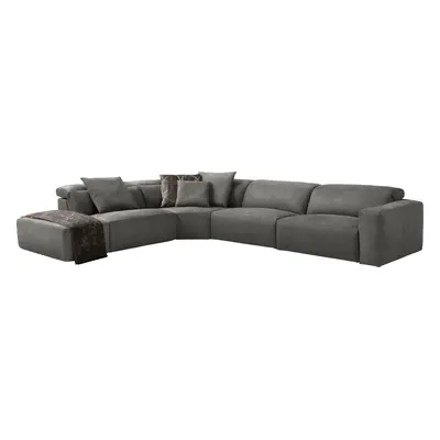 Egoitaliano Ecksofa "Beverly, extravangantes Designsofa mit erstklassigem Sitzkomfort" wahlweise mit elektrischer Relaxfunktion,