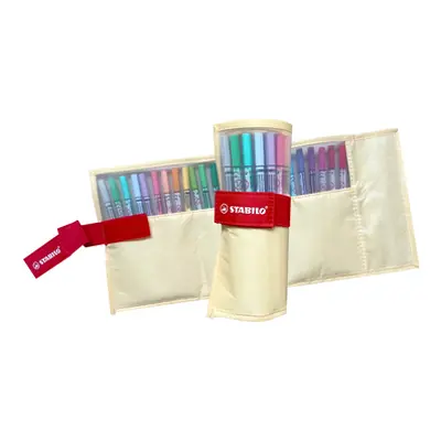 STABILO Rollerset point 68 1.1mm 6825-08-02CH 25 Farben ass. pastellgelb