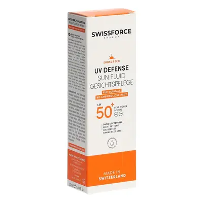 Swissforce Sonnenfluid Lsf50+ Pa++++ vegan parfumfrei Tb 50 ml