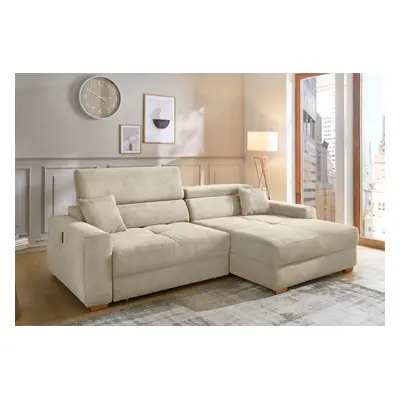 Jockenhöfer Gruppe Ecksofa "Slider L-Form, B: 277 cm Couch, 60cm elektrische Sitztiefenverstellung" 140kg Belastbarkeit, USB-Ans