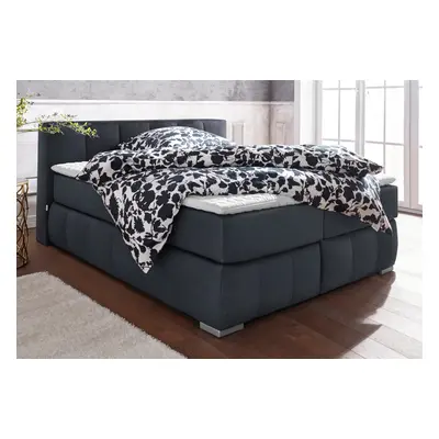 Home affaire Boxspringbett "Chelles" inkl. Topper, in XXL- Überlänge 220 cm, Unterbox mit feine Wölbung