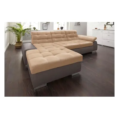 sit&more Ecksofa "Ontario L-Form" XXL, wahlweise mit Bettfunktion