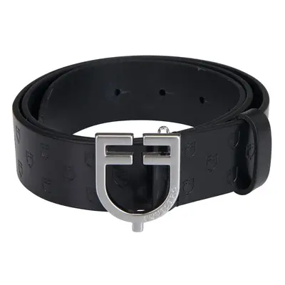 Leder Damen-Gürtel mit Logo und Logo-Schnalle Equestro