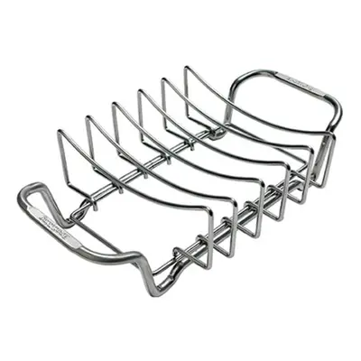 Broil King Spareribs und Bratengestell Sparerib u. Bratengestell – Grill Ablage/Grill Rollwagen/Grill Erweiterung – schwarz