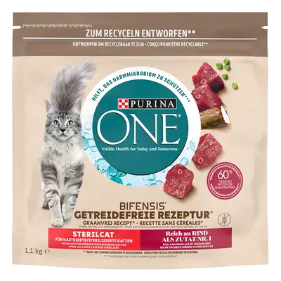 PURINA ONE Grain Free Sterilized Rind - 1,1 kg