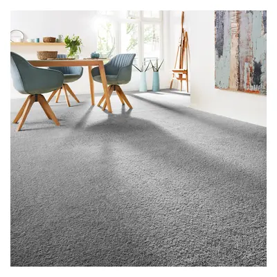 Andiamo Teppichboden "Softness, Velours, Gesamthöhe 17 mm, Luxusklasse LC5" rechteckig Uni Farben, Breite 400 cm, besonders weic