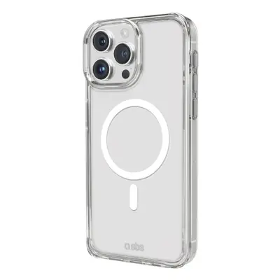 SBS, Kompatibles kabelloses Laden, Transparente steife Hülle, kompatibel mit MagSafe-Ladefunktion für iPhone 15 Pro Max, Produkt