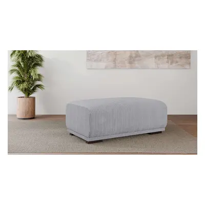 GOODproduct Polsterhocker "BORNHOLM, grosser Hocker passend zur Serie, Masse B/T/H: 122/72/46 cm" mit Wellenfederung, in hochwer