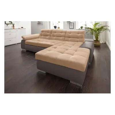 sit&more Ecksofa "Ontario L-Form" XXL, wahlweise mit Bettfunktion